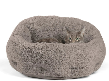Best Friends by Sheri Orthocomfort Deep Dish Cuddler (20X20X12) - Self-Warming Cat and Dog Bed