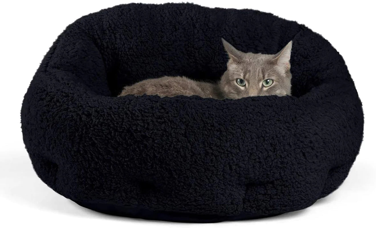 Best Friends by Sheri Orthocomfort Deep Dish Cuddler (20X20X12) - Self-Warming Cat and Dog Bed