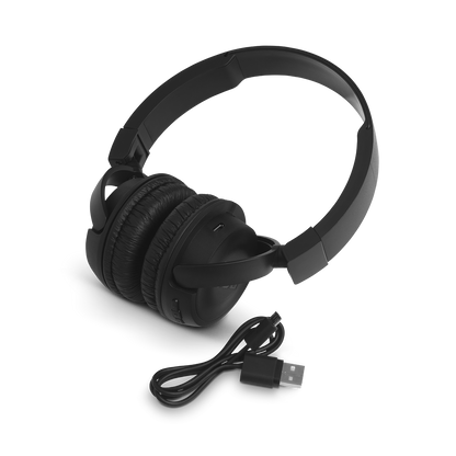 JBL T460BT Wireless On-ear Bluetooth Headphones  with JBL Pure Bass